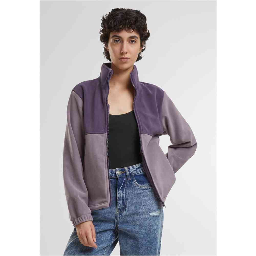 Urban Classics - Double Polarfleece Jacket - Paars